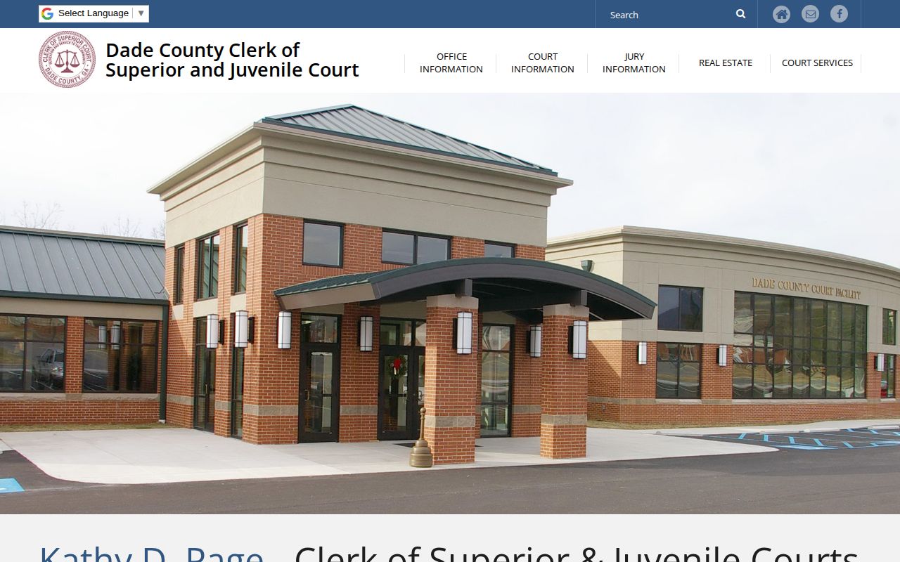 Dade County Clerk court docket and disposition source